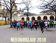 Start Neujahrslauf 2018 im Hofgarten (©Foto: Martin Schmitz)